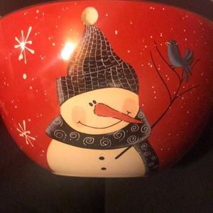 Snowman bowls